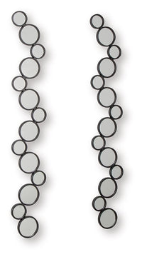 Vinler - Accent Mirror Set (Set of 2) - Black