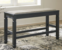 Tyler Creek - DBL Counter UPH Bench  - Antique Black