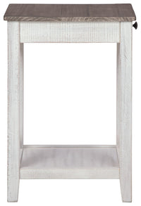 Adalane - Accent Table - White / Gray