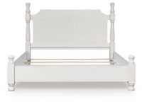 Rowlenstown - Poster Bed - Antique White