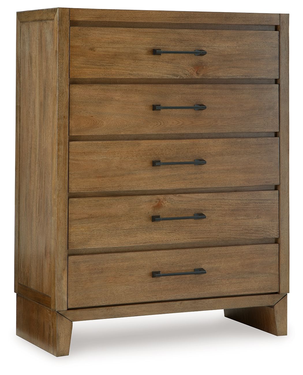 Sherbana - Five Drawer Chest - Light Brown