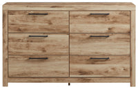 Hyanna - Six Drawer Dresser - Tan Brown