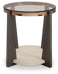 Frazwa - Round End Table - Multi