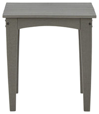 Visola - Square End Table - Gray