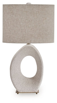 Trentlen - Paper Table Lamp - Cream / Gold Finish