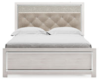 Altyra - Queen Panel Bed With Roll Slats - White