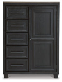 Foyland - Door Chest - Black / Brown