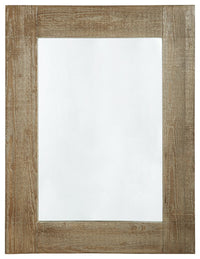 Waltleigh - Accent Mirror - Distressed Brown