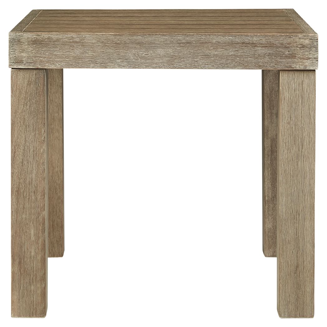 Silo Point - Square End Table - Brown