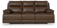 Vonryan - Power Reclining Sofa With Adj Headrest - Tobacco