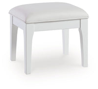 Chalanna - Vanity Stool - White