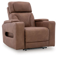 Clean-Slate - Power Recliner / Adj Headrest - Caramel