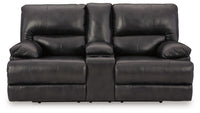 Mountainous - Power Reclining Loveseat With Console /Adj Headrest - Eclipse
