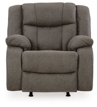 First Base - Rocker Recliner - Gunmetal