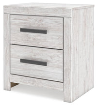 Cayboni - Two Drawer Night Stand - Whitewash