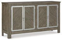 Krystanza - Dining Room Server - Weathered Gray