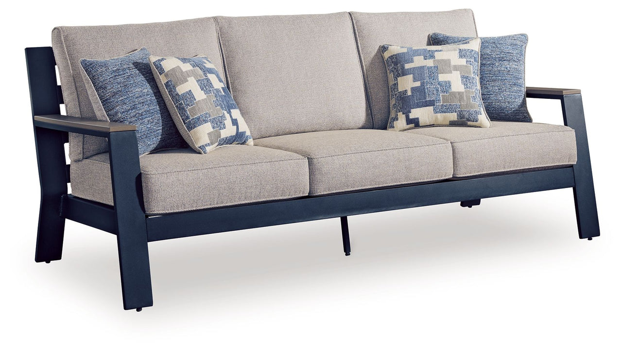 East Beach - Sofa With Cushion - Blue