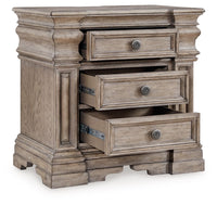 Blairhurst - Three Drawer Night Stand - Light Grayish Brown