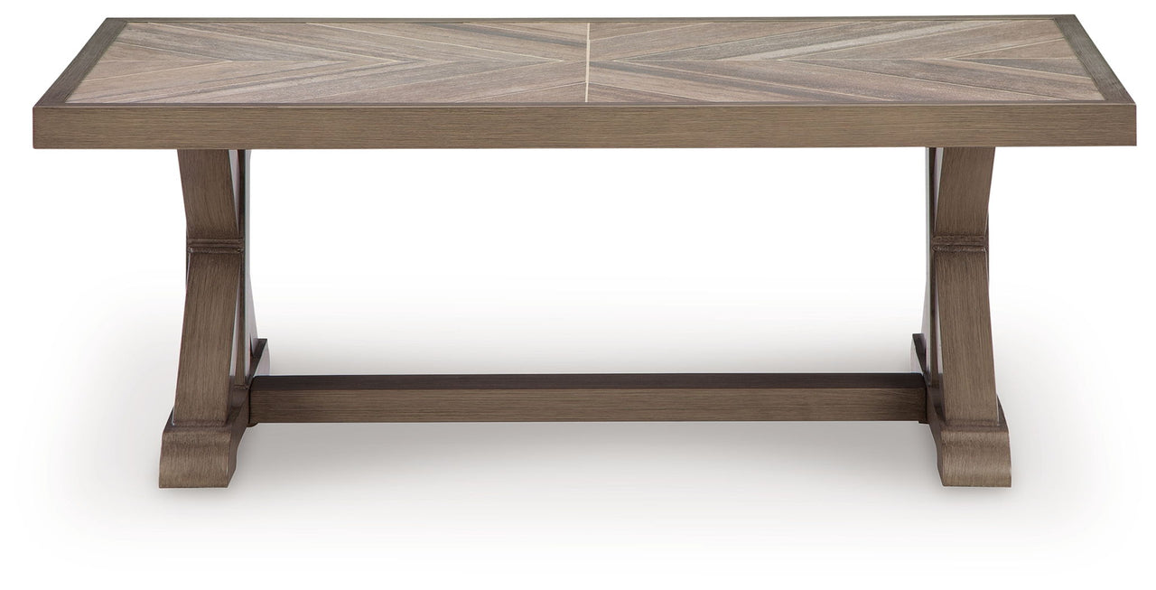 Laguna Heights - Rectangular Cocktail Table - Beige