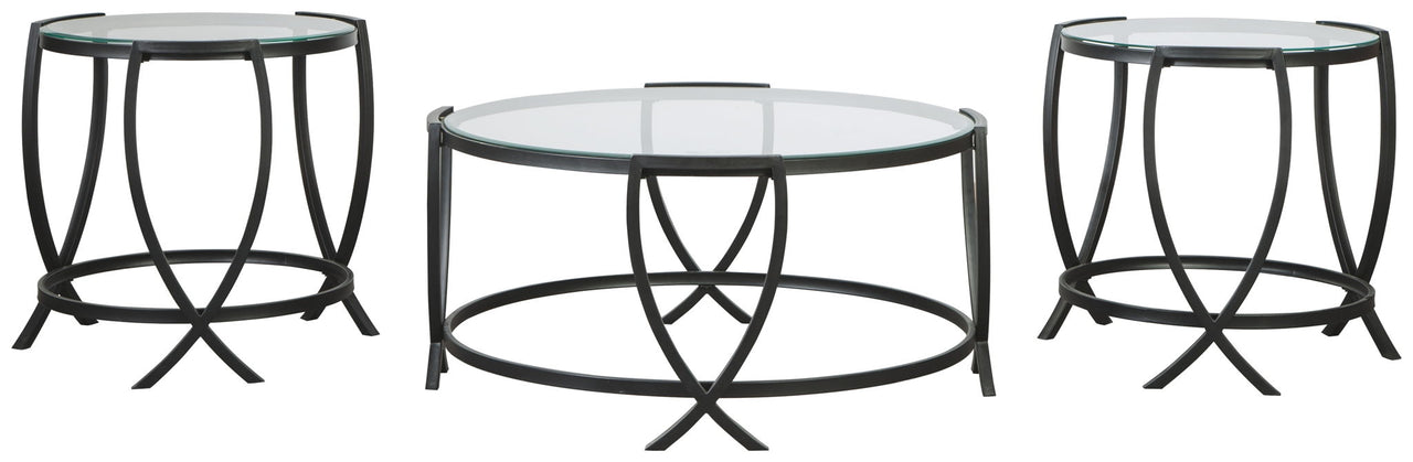 Tarrin - Occasional Table Set (Set of 3) - Black