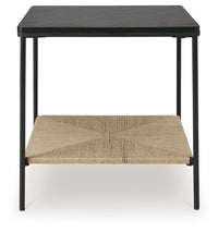 Minrich - Accent Table - Black / Natural