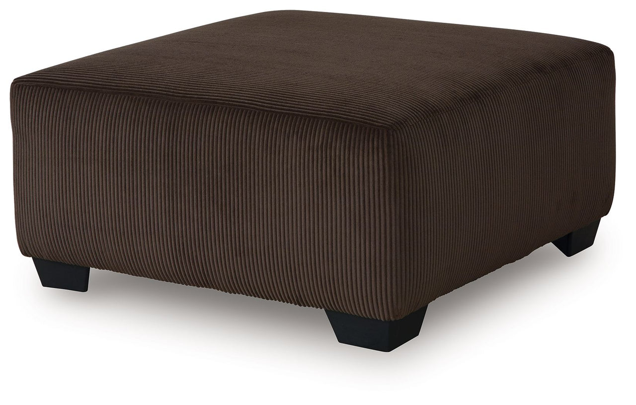 Kimlee - Oversized Accent Ottoman - Chocolate