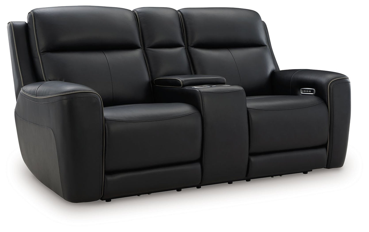 5Z-Comfort - Relaxation - Power Reclining Loveseat with Console / Adj Headrest
