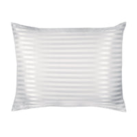 Pillowcase - White Striped - Standard