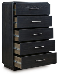 Rowanbeck - Five Drawer Chest - Black