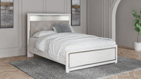 Altyra - Queen Panel Bed With Roll Slats - White