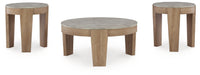 Guystone - Occasional Table Set (Set of 3) - Light Brown