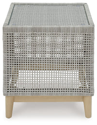Seton Creek - Square End Table - Gray