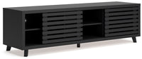 Danziar - Extra Large TV Stand - Black