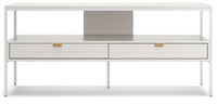 Deznee - Large TV Stand - White