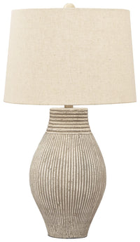 Layal - Paper Table Lamp  - Beige