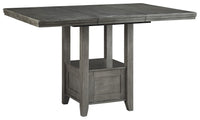 Hallanden - Rectangular Dining Room Counter Extension Table - Gray