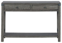 Freedan - Console Sofa Table - Grayish Brown