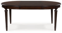 Lavinton - Oval Dining Room Extension Table - Brown