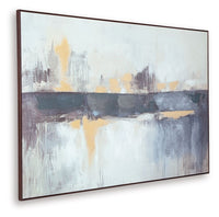 Gatesford - Wall Art - Blue / White / Tan