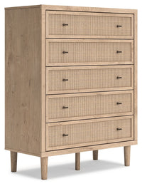 Cielden - Five Drawer Wide Chest - Two-Tone