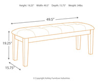 Haddigan - Upholstered Bench