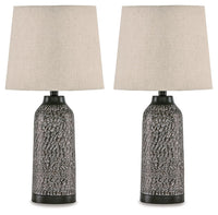 Lanson - Metal Table Lamp (Set of 2) - Antique Bronze Finish