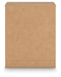 Aleaport - One Drawer Night Stand - Warm Brown