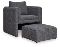 Vreni - Accent Chair - Charcoal / Black