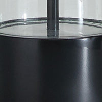 Kerrbrook - Glass Table Lamp - Clear / Black