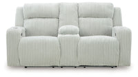 Forest Lake - Power Reclining Loveseat With Console / Adj Headrest