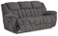 Foreside - Reclining Sofa - Charcoal