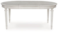 Montelaine - Oval Dining Room Extension Table - Antique White