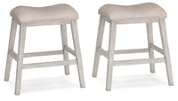 Skempton - Upholstered Stool (Set of 2) - White