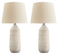 Willport - Ceramic Table Lamp (Set of 2) - Off White